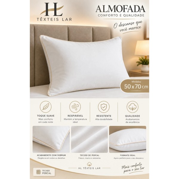 Almofada Dormir  Percal 