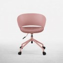 Cadeira Adda de Escritório Rosa