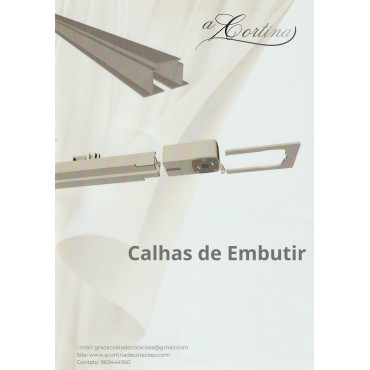 Calhas Onda Embutida...