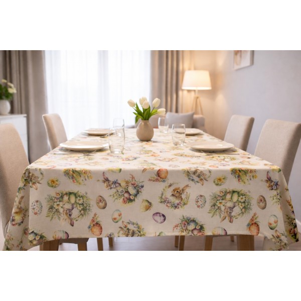 Toalha de mesa Pascoa Coelho