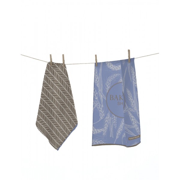 Pack 2 Panos Cozinha Felpo/Sarja da Naf Naf